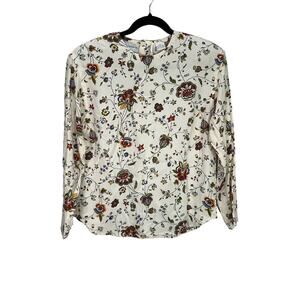 Liz Claiborne Collection Women’s 100% Silk Floral Novelty Print Top size 6